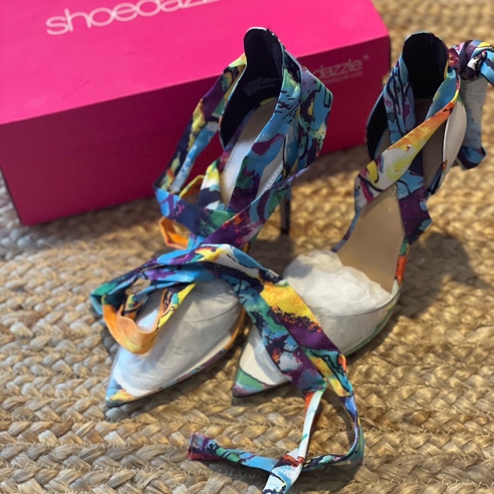 Floral Stiletto Heel